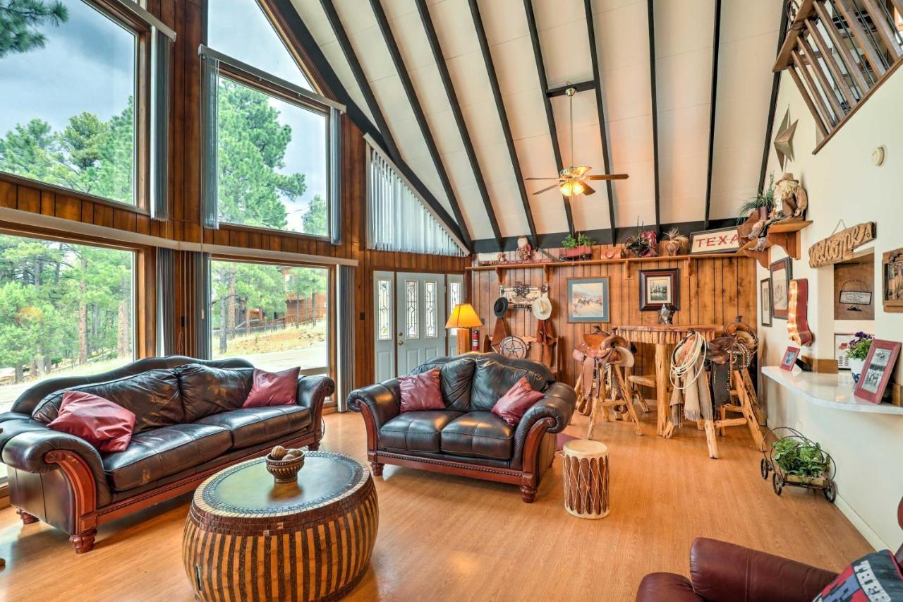 A-Frame Ruidoso Retreat With Deck, Grill And Views! Villa ภายนอก รูปภาพ
