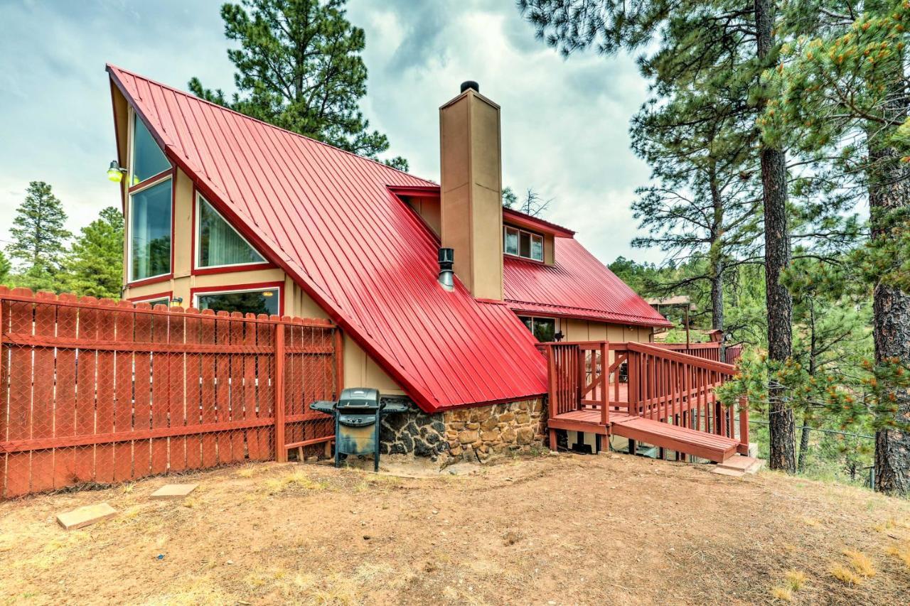 A-Frame Ruidoso Retreat With Deck, Grill And Views! Villa ภายนอก รูปภาพ
